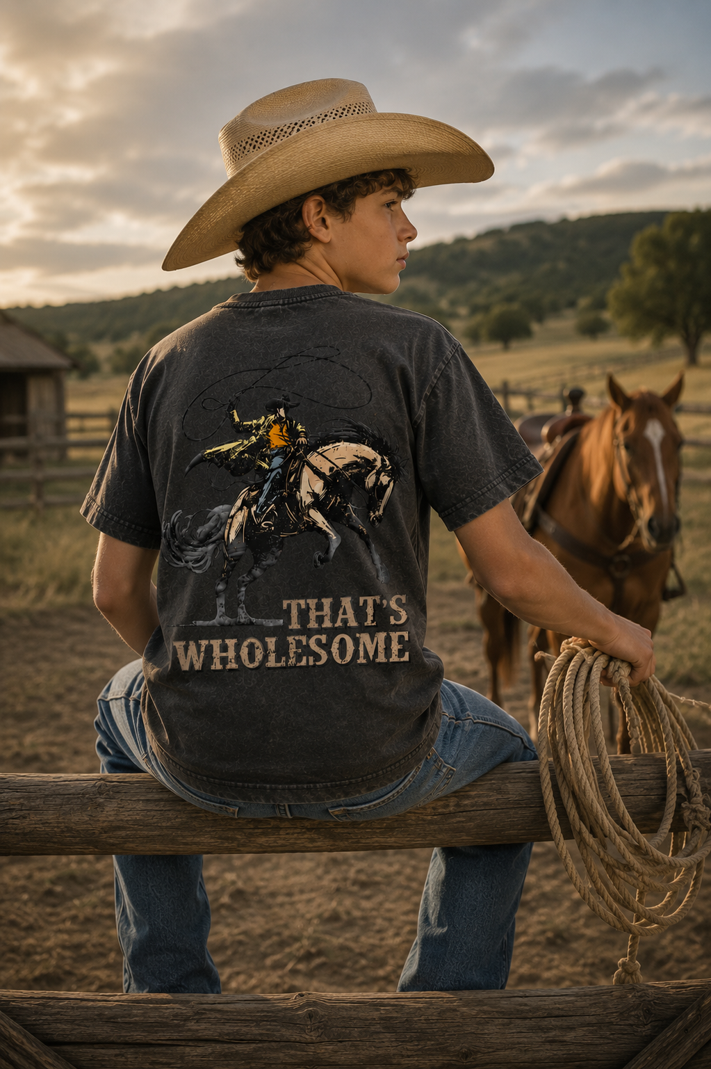 Kids Noble Cowboy Tee