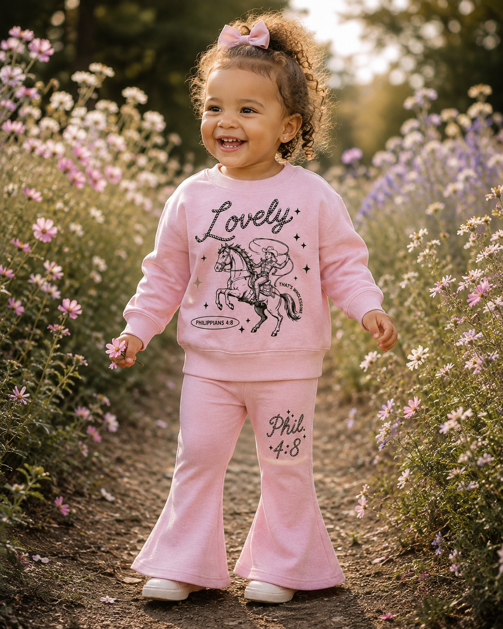 Baby Cowgirl Pink Lovely Set