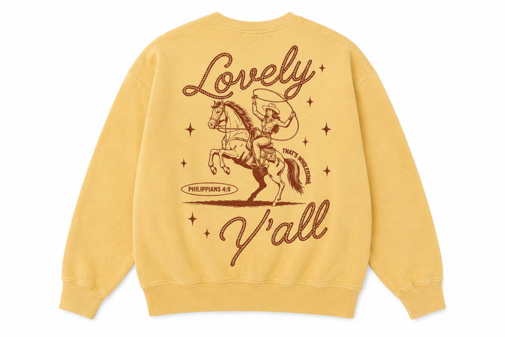 Adult Vintage Sunflower Crewneck