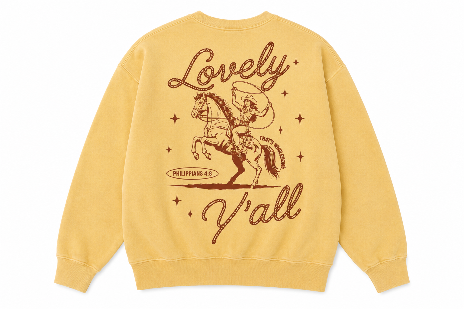Adult Vintage Sunflower Crewneck