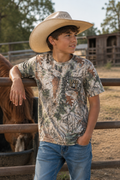 Kids Wood Camo Tee