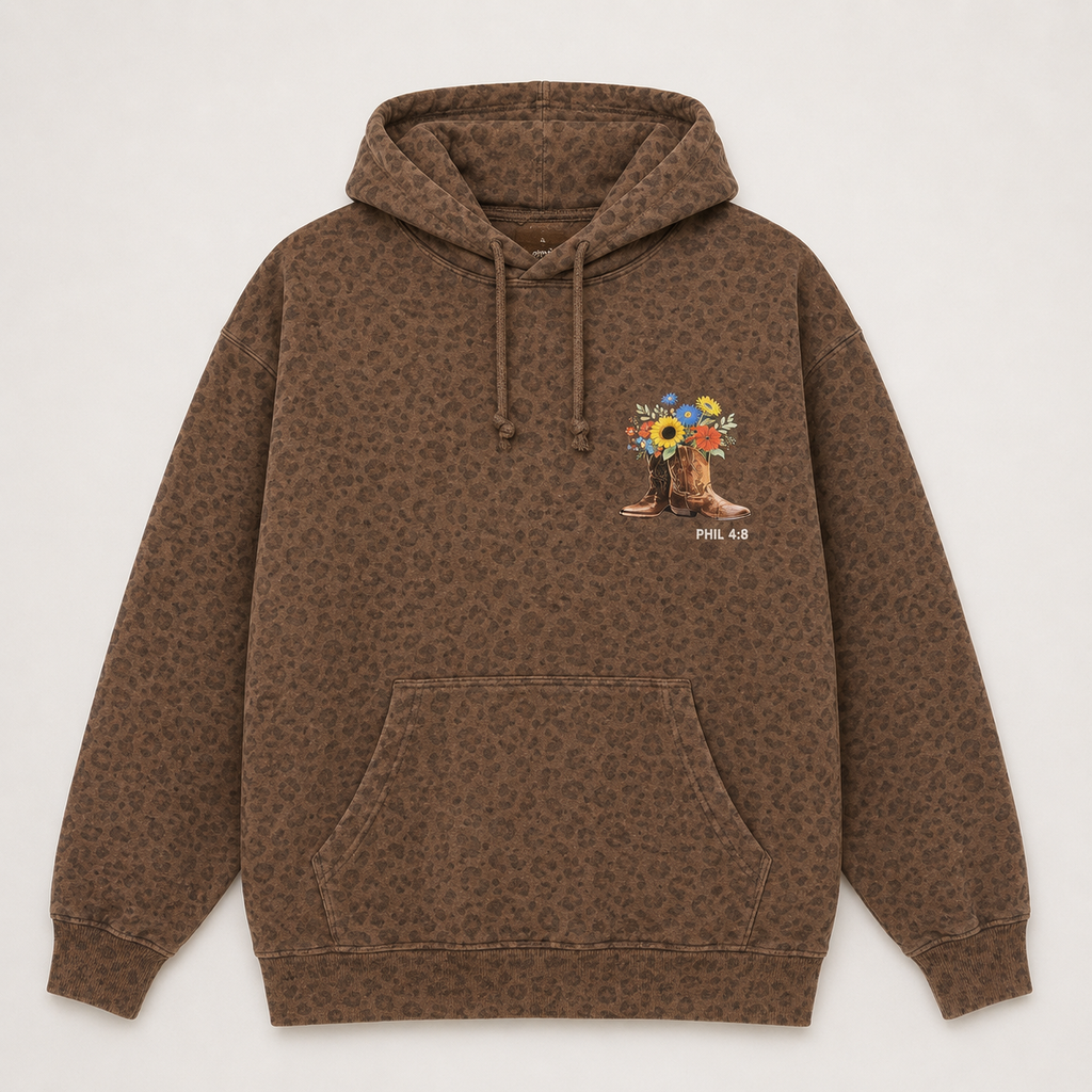 Adult Leopard Hoodie