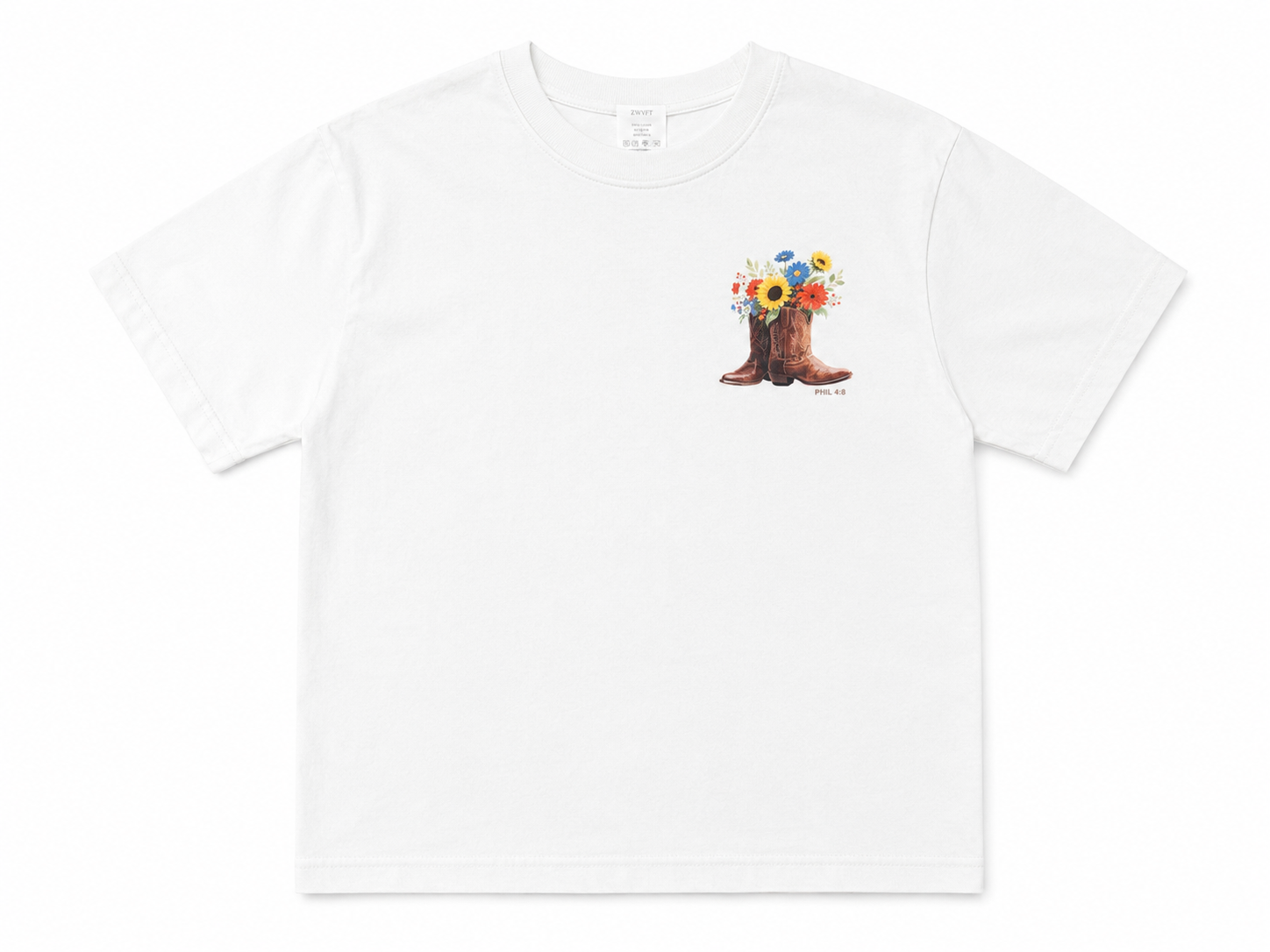 Kids Lovely cowboy Boots Tee