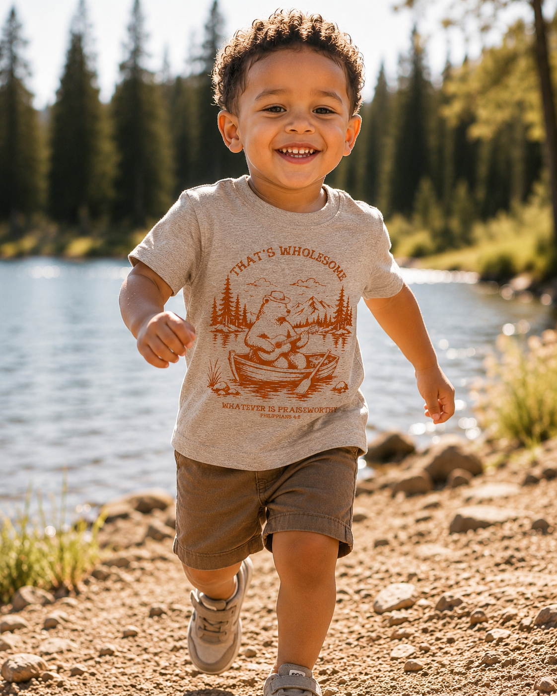 Toddler Praiseworthy Bear Tee