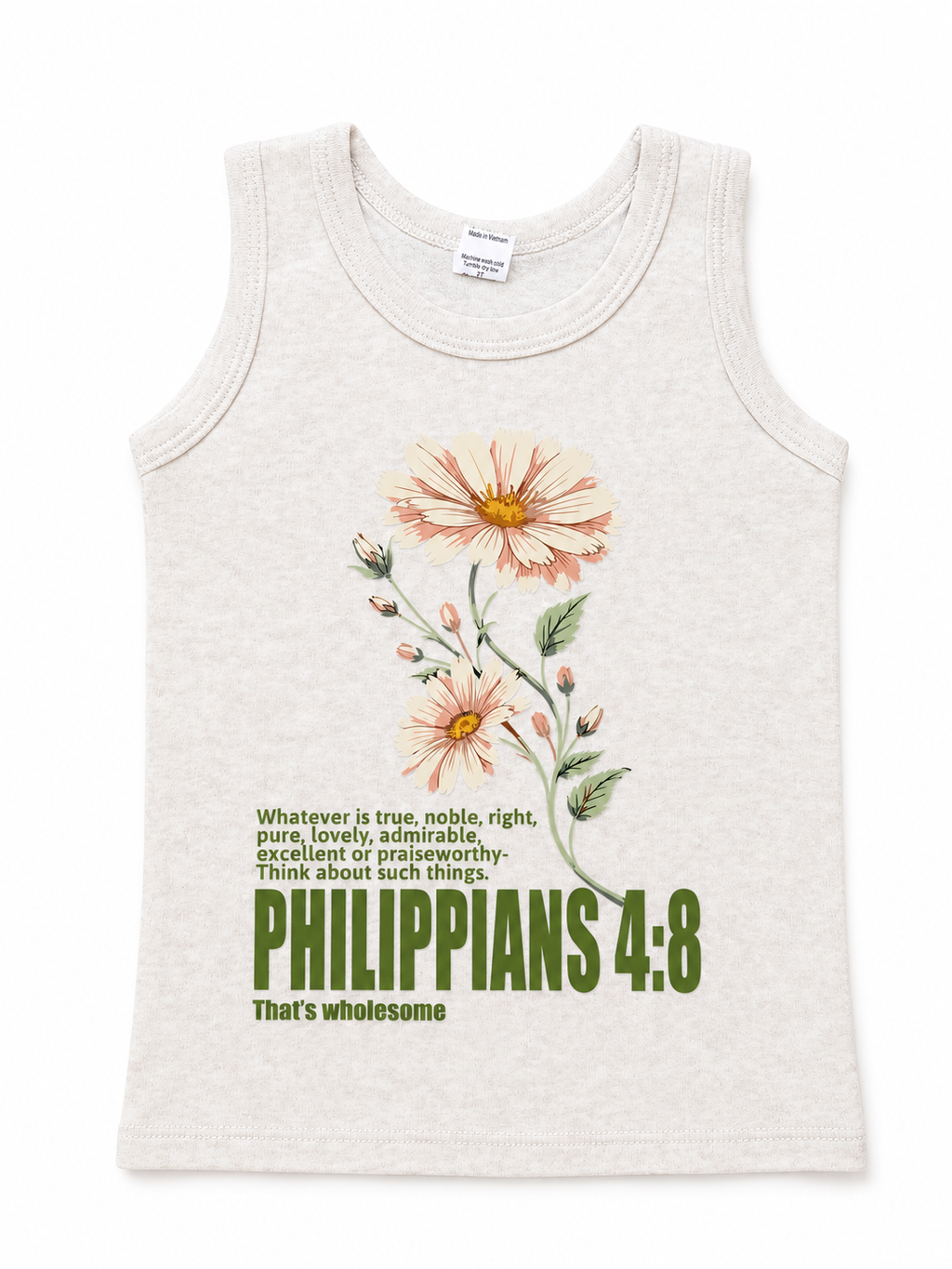 Toddler Philippians 4:8 Tank