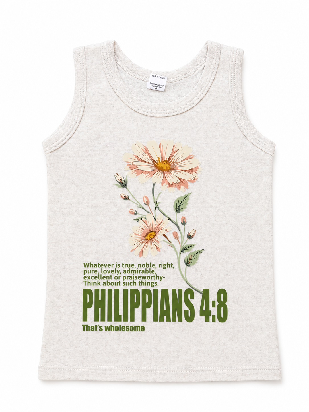 Toddler Philippians 4:8 Tank