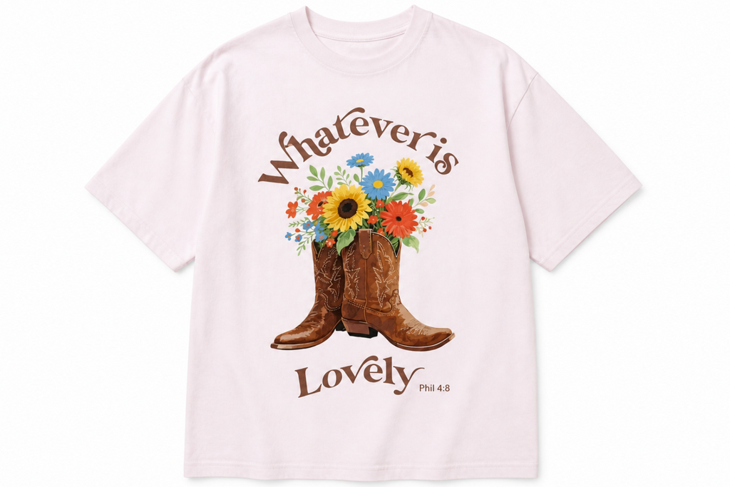 Adult Whatever Is Lovely Tee