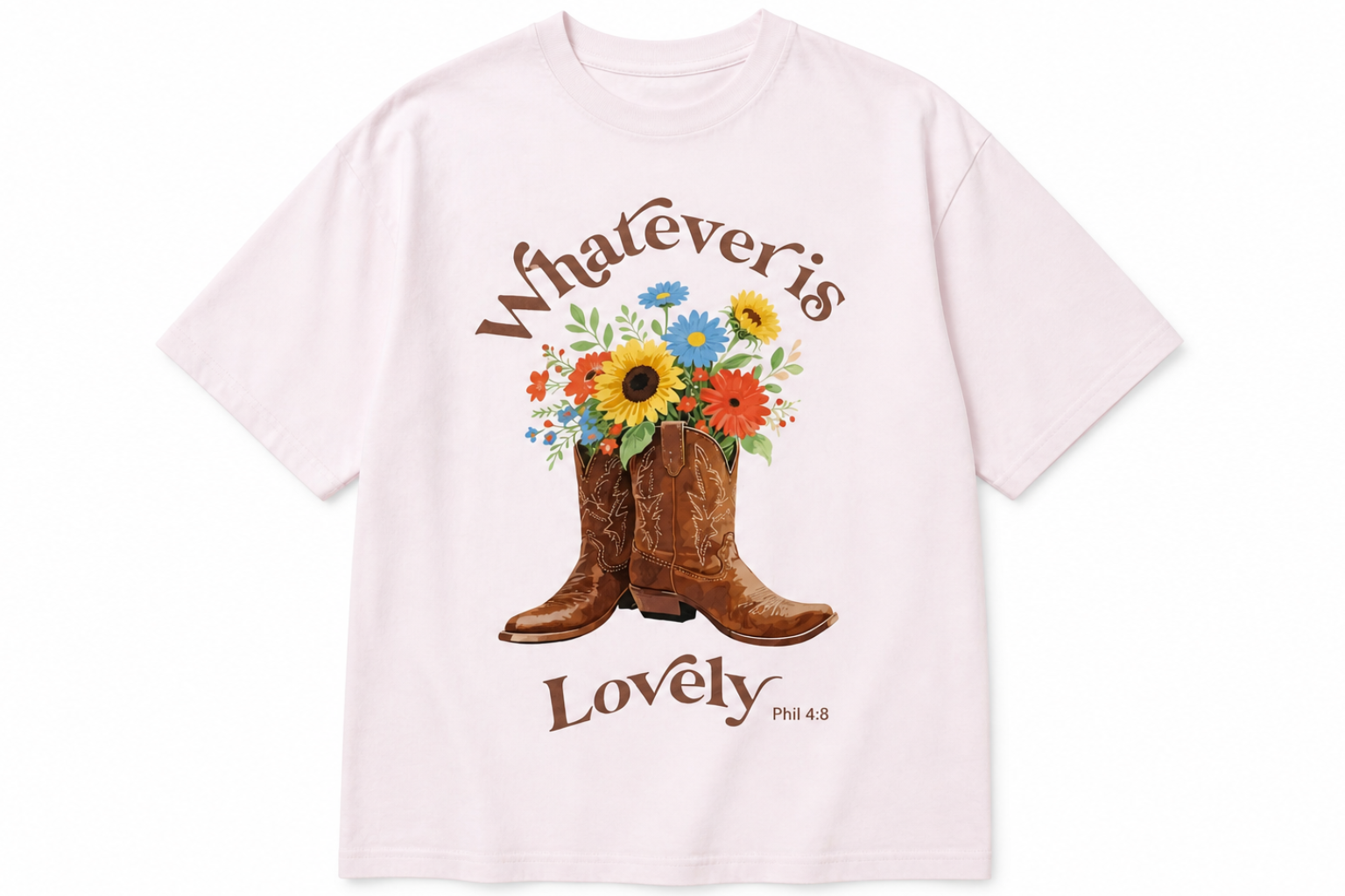 Adult Whatever Is Lovely Tee