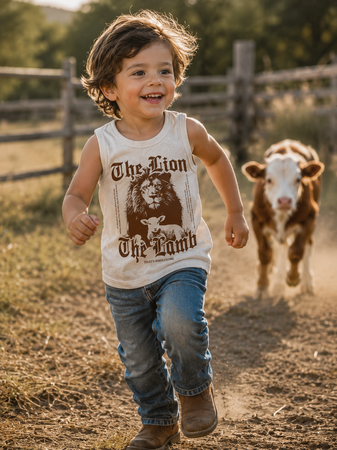 Toddler Lion & Lamb Tank