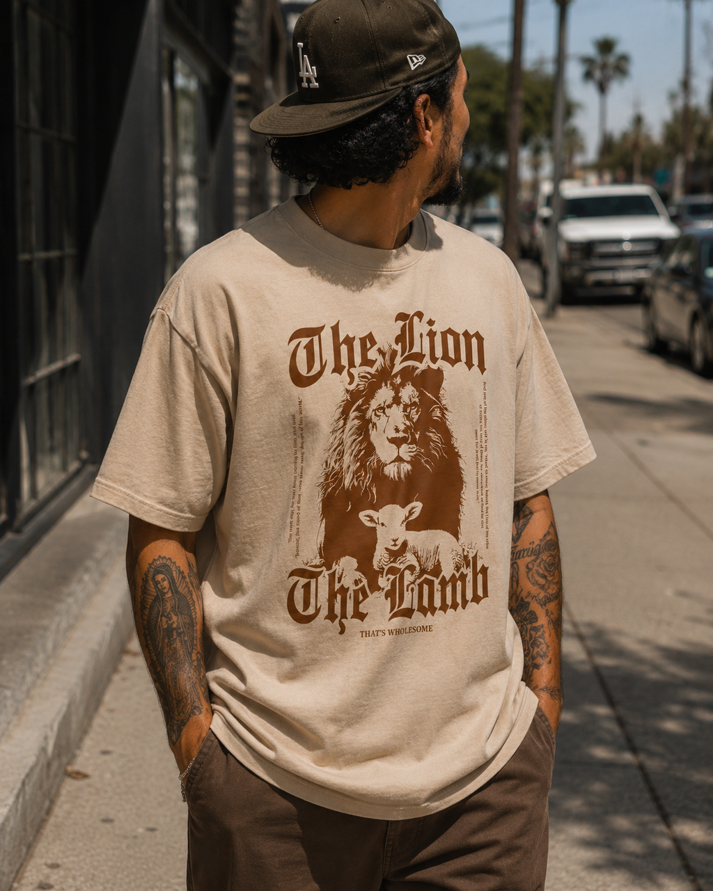 Adult Lion & Lamb Tee