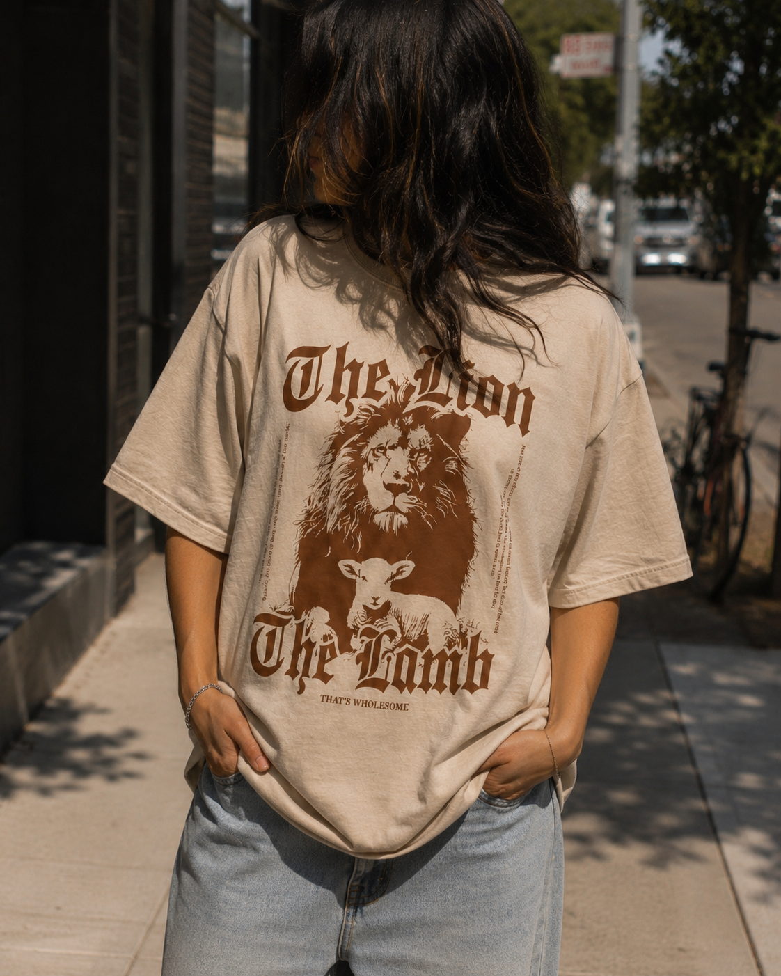Adult Lion & Lamb Tee