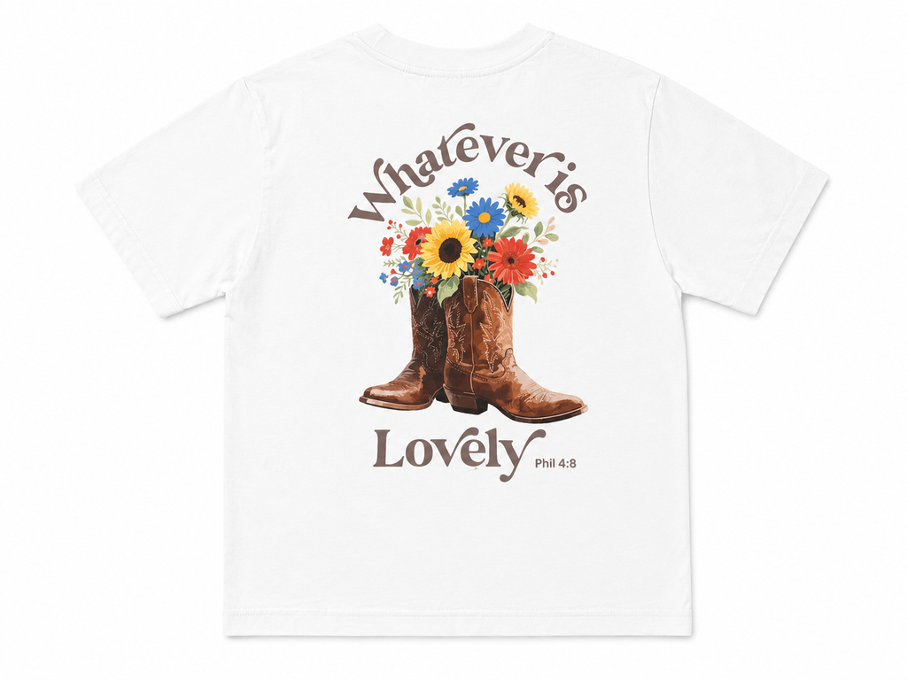 Kids Lovely cowboy Boots Tee