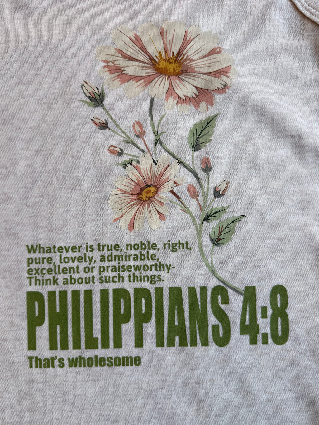 Toddler Philippians 4:8 Tank