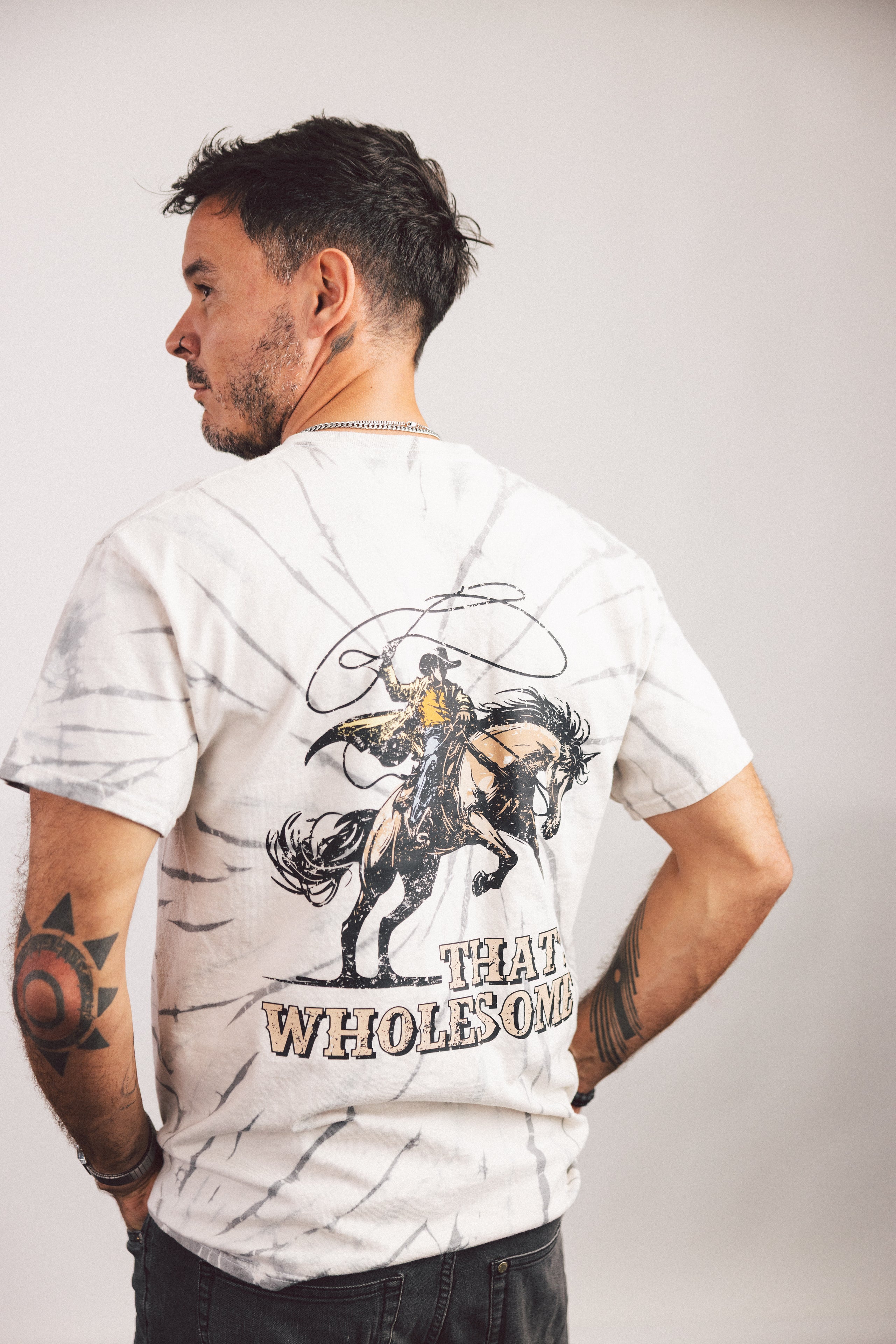 Adult Noble Cowboy Tie-Dye Tee